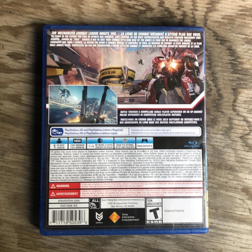 PS4 game - Rigs - Picture 2 of 3